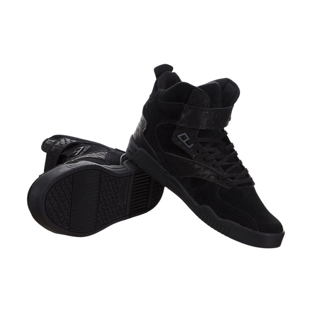 Baskets Montantes Supra Bleeker Noir Black/Translucent Black Homme | CDE-25064355